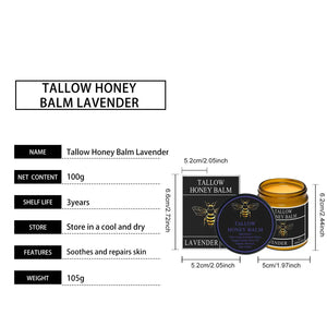 Tallow Honey Cream – Hydrating & Firming