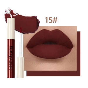 12-Color Waterproof Lipstick – Long-Lasting & Vivid