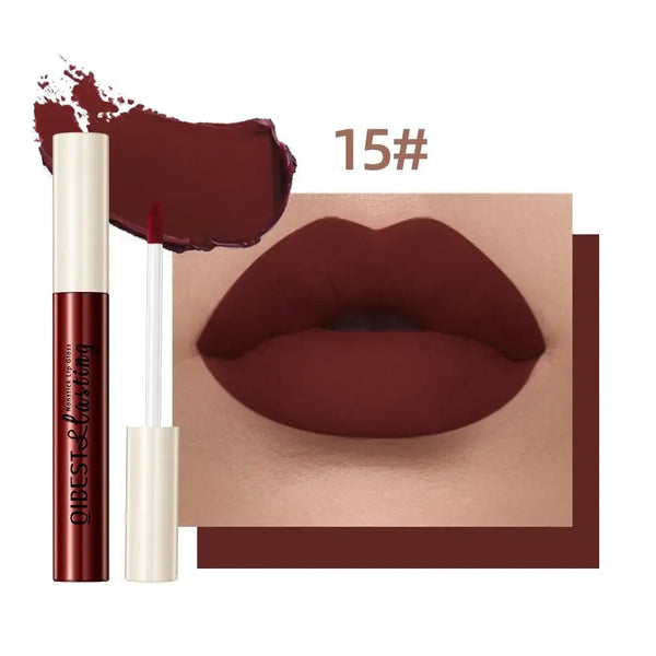 12-Color Waterproof Lipstick – Long-Lasting & Vivid