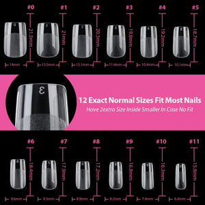 120PCS- Semi-frosted short almond clear fake nails, whitening nail art set with removable fake nails for festivals, parties, dat