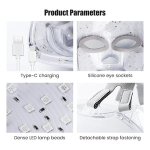 Rechargeable 7-Color LED Facial Mask – Skin Rejuvenation & Lifting