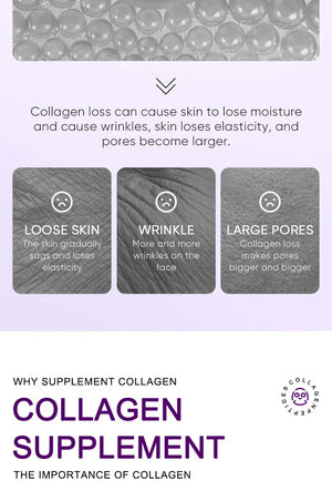 Collagen Anti Wrinkle Facial Mask Anti Aging Fade Fine Lines Firm Skin Moisturizing Brightening Smooth SkinCare Korean Cosmetics