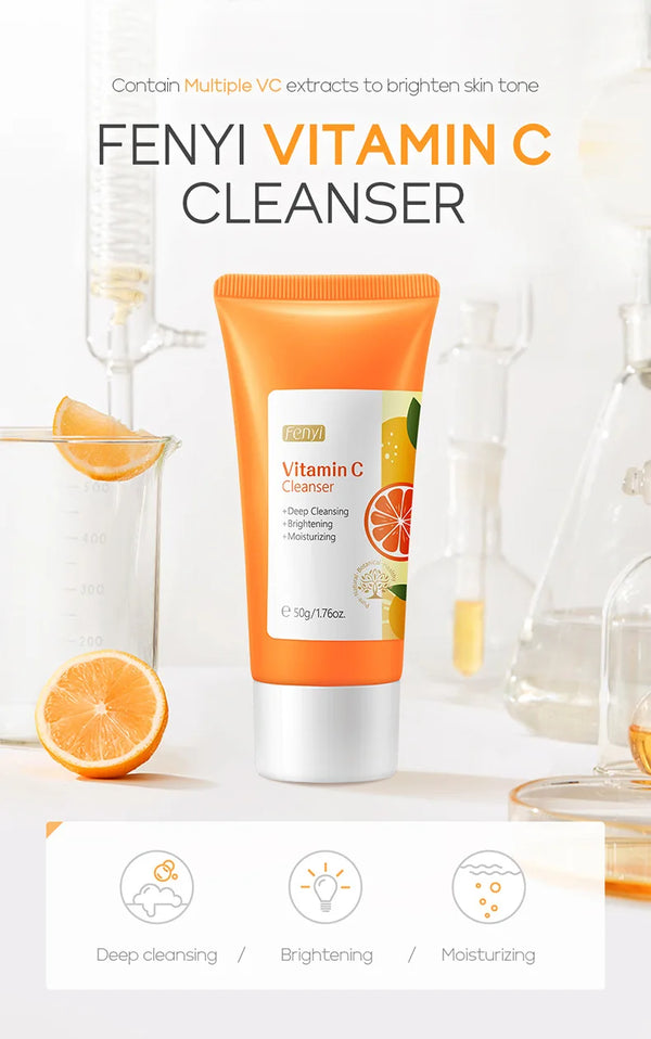 Vitamin C Facial Cleanser – Deep Cleansing & Moisturizing