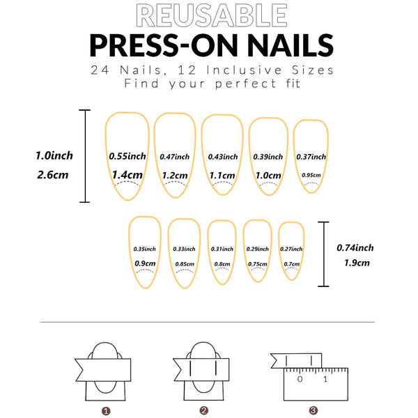 24pcs Coffin Shaped Fake Nails +1 Nail File +1 Jelly 24pcs Coffin Shaped Fake Nails +1 Nail File +1 Jelly