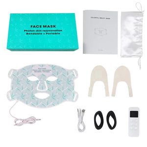 LED 8-Color Face & Neck Mask – Anti-Aging & Skin Tightening