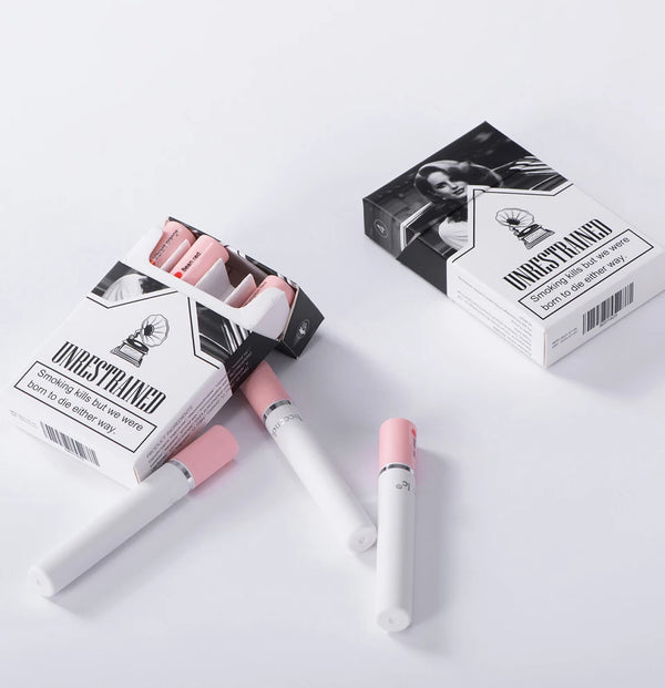 4 pcs/set Cigarette Lipstick Set Long Lasting Lip Glaze Matte Lip Gloss Waterproof Lip Stick Tube Nude Lip Tint Makeup Cosmetics