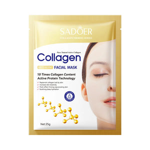10pcs Collagen Anti-Wrinkle Facial Masks – Anti-Aging & Moisturizing