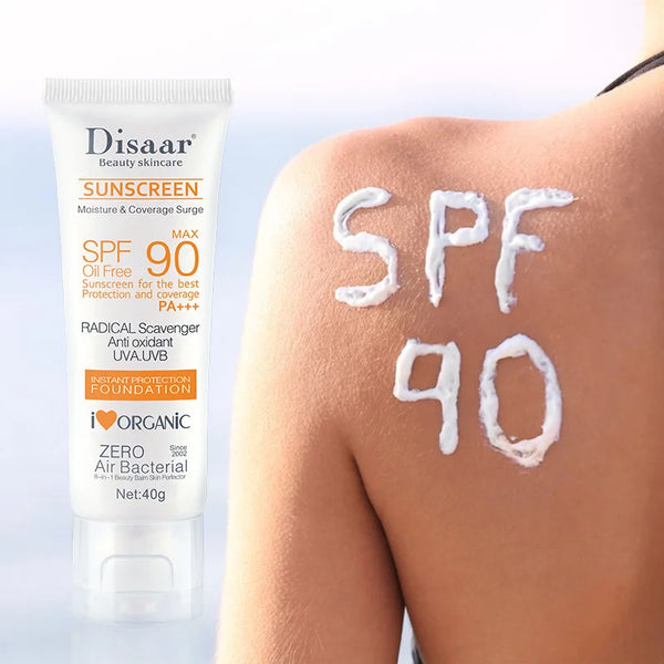 Sunscreen SPF90+ UV Radiation Protection Lsolation Whitening Moisturizing Brightening Face Body Arms Thighs Sunblock Skin Care