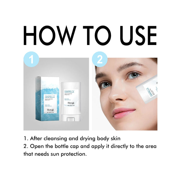 Hyaluronic Acid Sunscreen Anti Sun Solar UV Protection Mild Moisturizer Nourishing Hydrating Repair Outdoor Spf46 Sunblock Stick