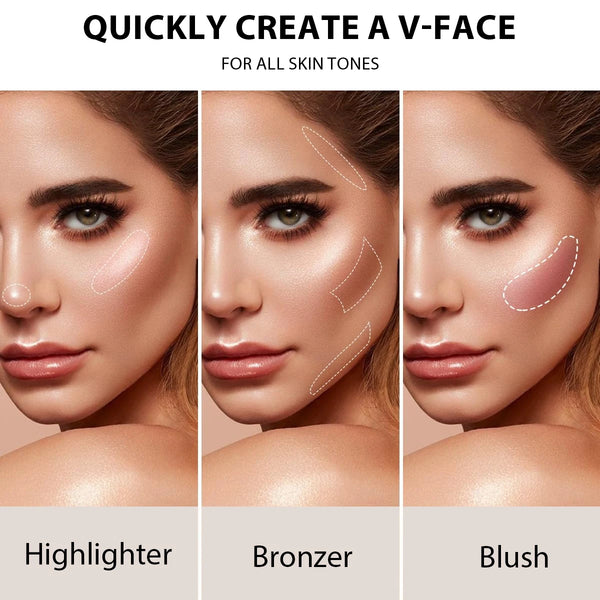 5-Tone Correction Compact Powder – Long-Lasting & Brightening