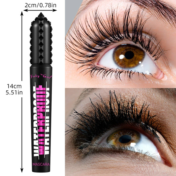 Black Waterproof 4D Mascara – Lengthening & Volumizing