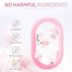 Sakura Skincare Set – Face Cream, Serum, Toner & More