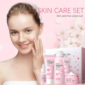 Sakura Skincare Set – Face Cream, Serum, Toner & More