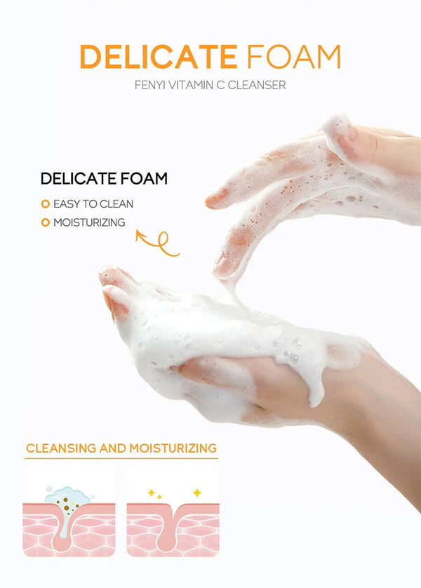 Vitamin C Facial Cleanser – Deep Cleansing & Moisturizing