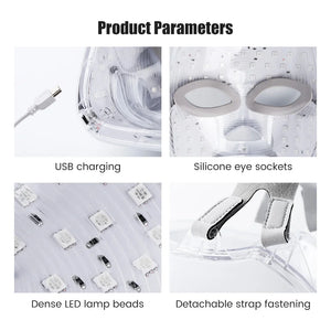 Rechargeable 7-Color LED Facial Mask – Skin Rejuvenation & Lifting