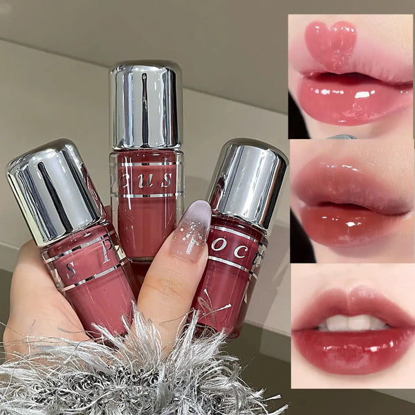 Light-Sensitive Lip Gloss, Long-Lasting Moisturizing and Not Easy to Come Off, Ultra-High Color Payoff, Autumn and Winter Liquid Lipstick, Lip Care, Women's Cosmetics, Valentine's Day, Christmas Gift