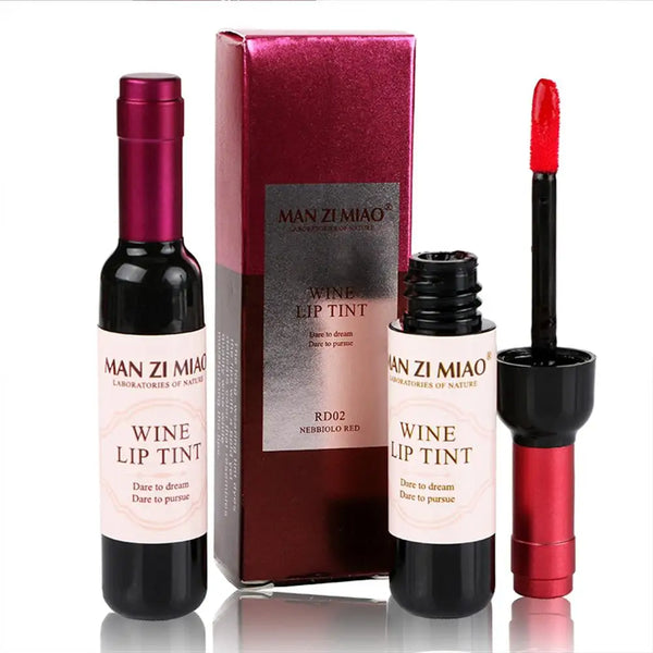 Wine & Baby Pink Matte Liquid Lipstick – Long-Lasting & Waterproof