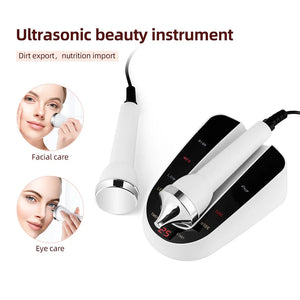 Professional Ultrasound Facial & Eye Beauty Machine: High-Frequency Anti-Aging SPA Device