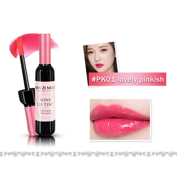 Lipstick Wine Lip Stain Baby Pink Lipgross Matte Liquid Lip Glaze Long Lasting Waterproof Lip Stain Nonstick Cup Lipstick