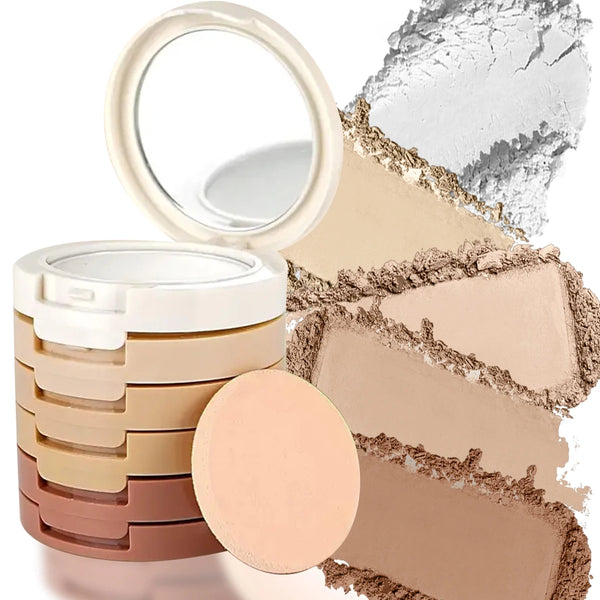 5-Tone Correction Compact Powder – Long-Lasting & Brightening