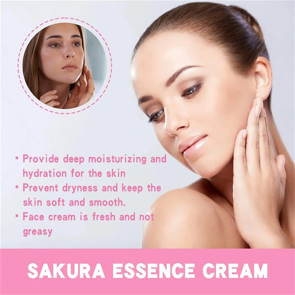 Japan Sakura Tone-Up Cream – Hyaluronic Acid & Brightening