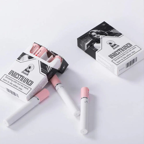 4 Colors Cigarette Lipstick Set Matte Lip Gloss Long Lasting Lip Glaze Waterproof Lip Stick Tube Nude Lip Tint Makeup Cosmetics
