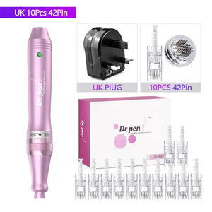 Authentic Dr. Pen Ultima M7 10 Pcs Needles Multi-function Facial Mesotherapy Micro Skin Wireless Electric Derma Beauty Device