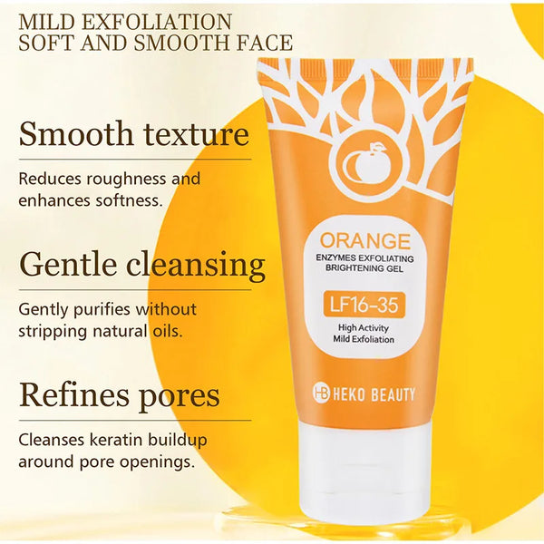 Orange Enzyme Exfoliating Gel – Brightening & Deep Cleansing
