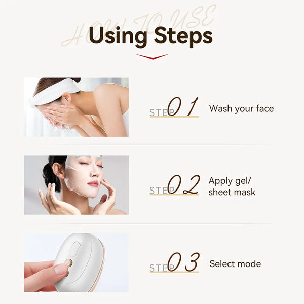 ANLAN 24K Gold Multi-Polar RF & EMS Facial Lifting Device