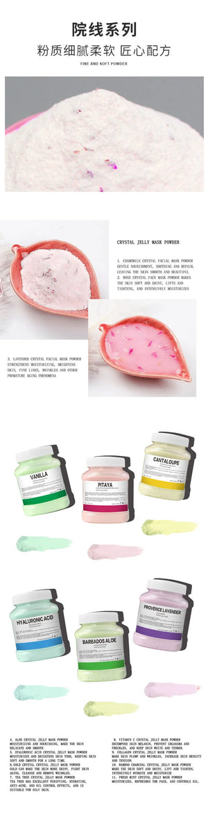 350g 24K Gold Rose Petal Mask – Hydrating & Soft