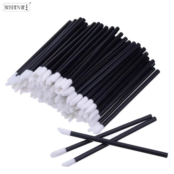 5/100 Pcs Lip Brush Eyelash Makeups Lip Glossy Microbrush Lash Extension Lipstick Set Cosmetic beauty Tools