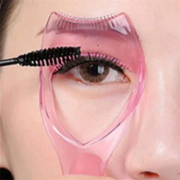 Mascara Shield Guard | Eyelash Makeup Tool Guide Card | Reusable Smudge Protector for Perfect Mascara & Eyeliner Application | B