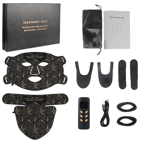 LED 8-Color Face & Neck Mask – Anti-Aging & Skin Tightening