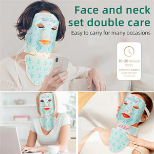 LED 8-Color Face & Neck Mask – Anti-Aging & Skin Tightening
