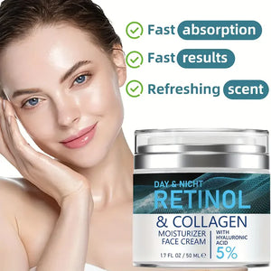 ENVISHA Retinol & Collagen Face Cream – Anti-Aging & Deep Hydration