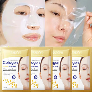 10pcs Collagen Anti-Wrinkle Facial Masks – Anti-Aging & Moisturizing