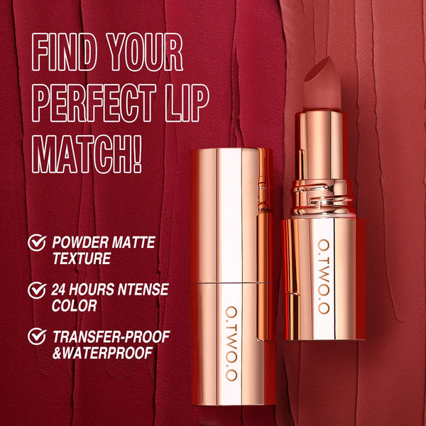 O.TWO.O Matte Long-Lasting Waterproof Lipstick