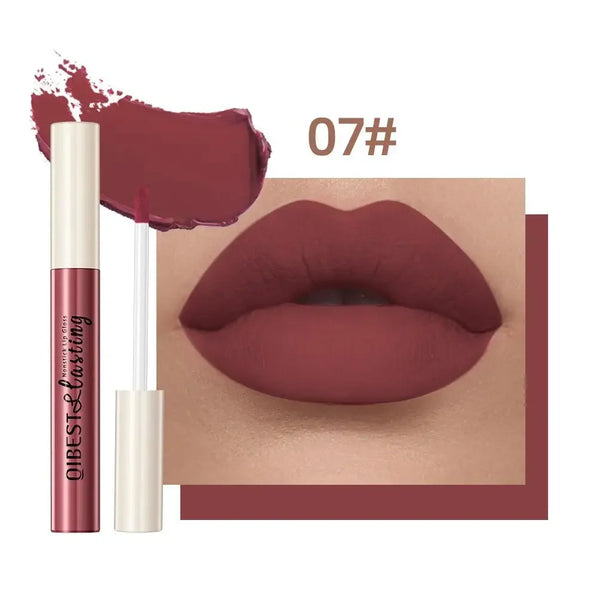 12-Color Waterproof Lipstick – Long-Lasting & Vivid