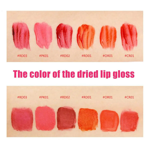 Lipstick Wine Lip Stain Baby Pink Lipgross Matte Liquid Lip Glaze Long Lasting Waterproof Lip Stain Nonstick Cup Lipstick