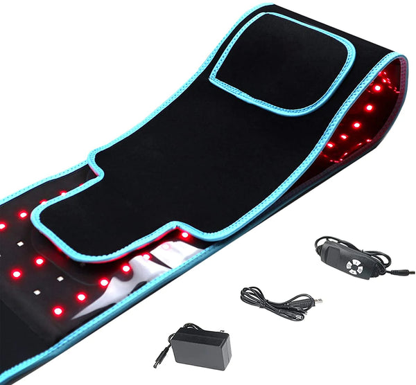 Red & Infrared Light Therapy Belt: 660nm 850nm Slimming & Pain Relief Wrap