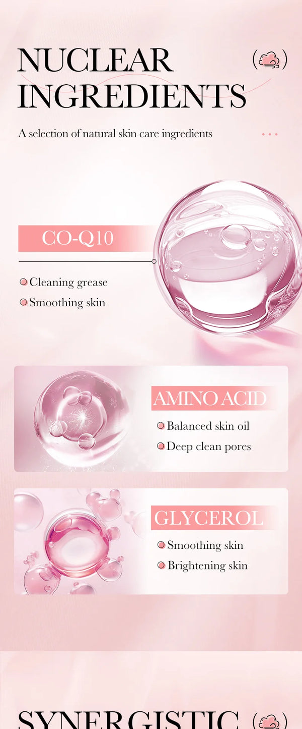 SAODER Q10 Vitamin C Facial Cleanser – Foaming Face Wash