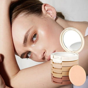 5-Tone Correction Compact Powder – Long-Lasting & Brightening