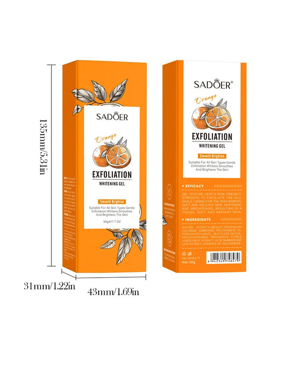 Orange Exfoliating Peeling Gel – Face Scrub & Blackhead Remover