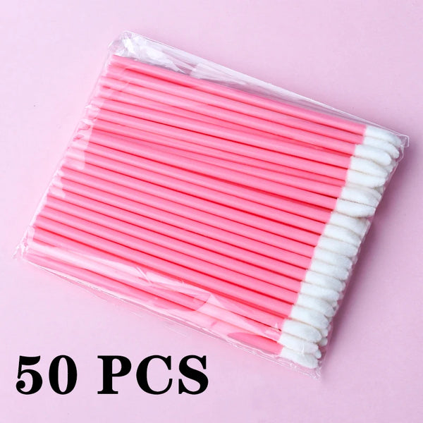 5/100 Pcs Lip Brush Eyelash Makeups Lip Glossy Microbrush Lash Extension Lipstick Set Cosmetic beauty Tools