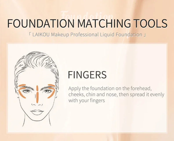 LAIKOU Liquid Foundation – Moisturizing & Long-Lasting