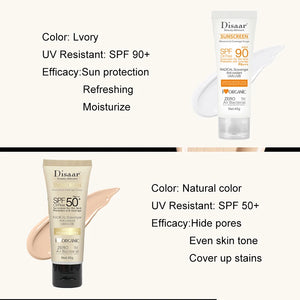 Facial Body Sunscreen Whitening Sun Cream Sunblock Skin Protective Cream Anti-Aging Oil-control Moisturizing SPF90 Face