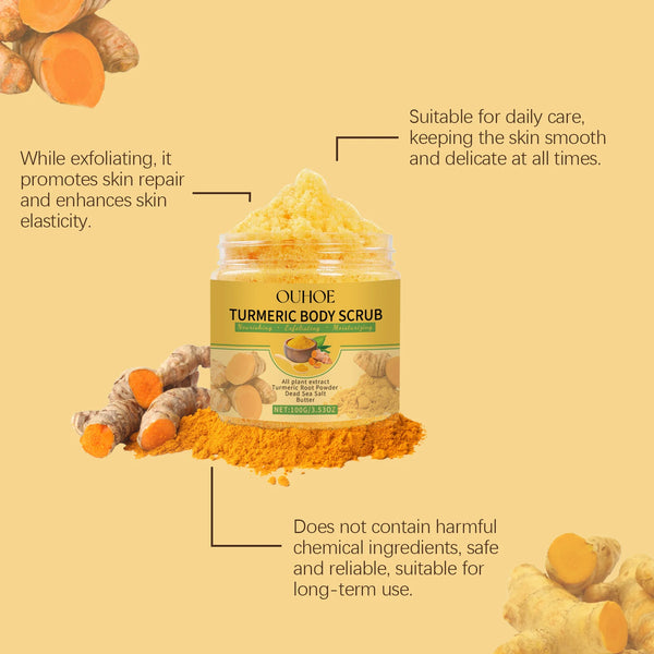 Turmeric Body Scrub – Gentle Exfoliating & Brightening