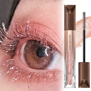 Glitter Sparkling Mascara – Long-Lasting, Waterproof, Smudge-Proof, Pearlescent Flash