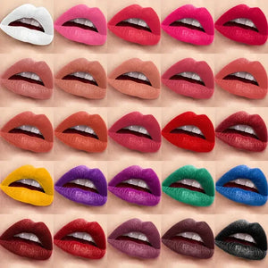 25-Color Lipstick & Eyeshadow Palette – Long-Lasting & Waterproof