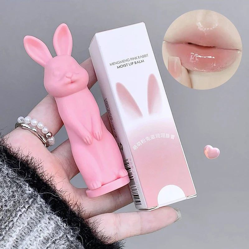 Cute Rabbit Color-Changing Moisturizing Lip Balm – 4 Shades